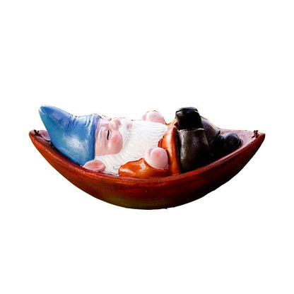 Garden Outdoor Swing Christmas Elf Decoration Garden Pendant