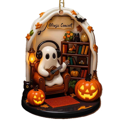 Halloween Spooky Reading Nook Ornament