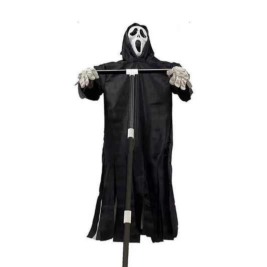 The 6.5-Foot Floating Yard Screamer™ — Halloween Scarecrow