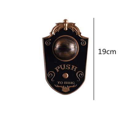 The Watcher Animated Halloween Doorbell — Glowing Rotating Eye or Haunted Skull