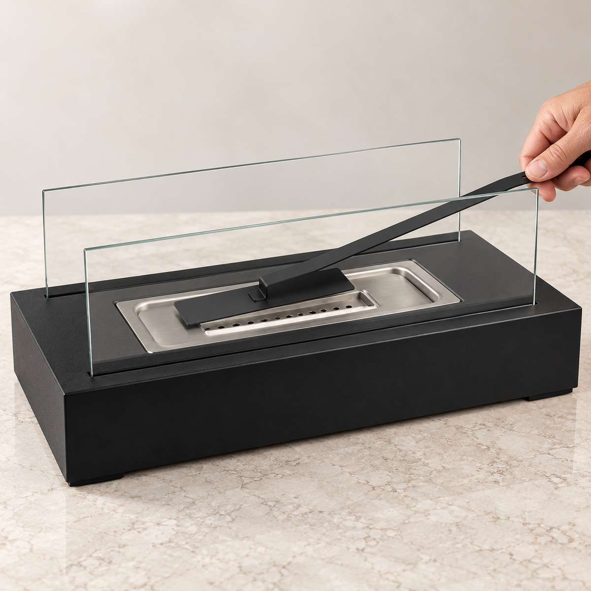 Solenne Tabletop Bioethanol Fireplace | Cozique Homes