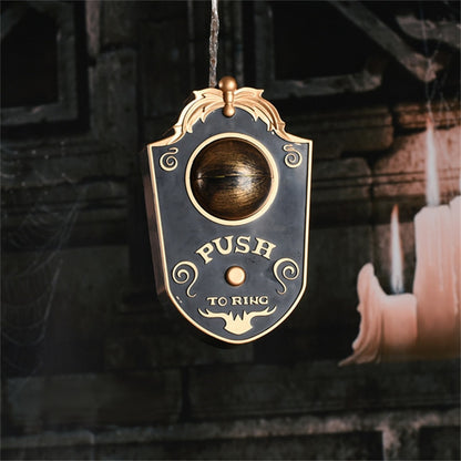 The Watcher Animated Halloween Doorbell — Glowing Rotating Eye or Haunted Skull