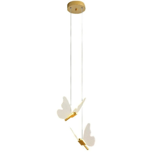 Butterfly Chandelier Modern Minimalist Luxe Creative Pendant Light for Bedroom