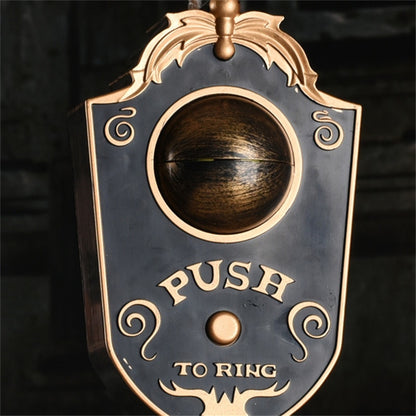 The Watcher Animated Halloween Doorbell — Glowing Rotating Eye or Haunted Skull