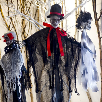Schedel Halloween Opknoping Spook Spookhuis Opknoping Grim Reaper Horror Props Thuis Deur Bar Club Halloween Decoraties