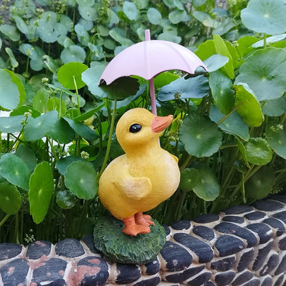 Duckling Umbrella Animal Decoration Garden
