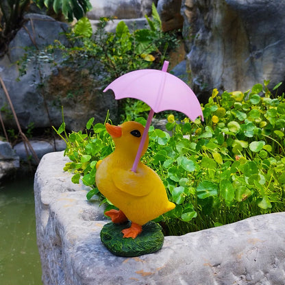 Duckling Umbrella Animal Decoration Garden