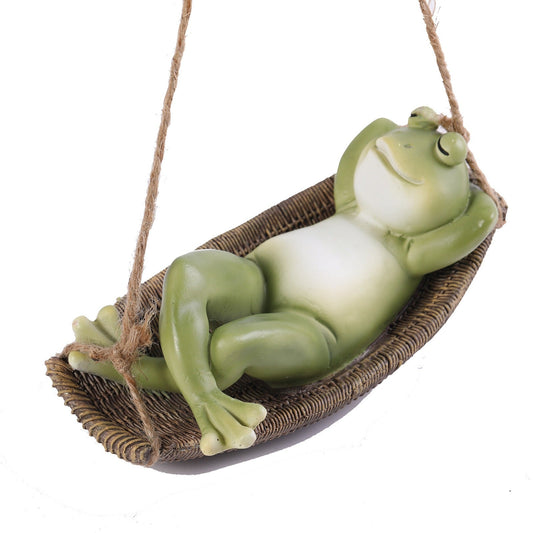 Garden swing frog pendant