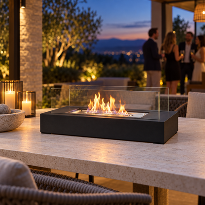 Solenne Tabletop Bioethanol Fireplace | Cozique Homes
