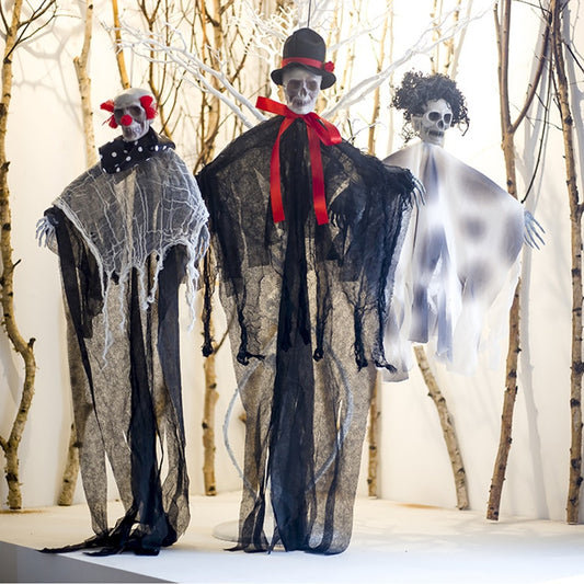 Schedel Halloween Opknoping Spook Spookhuis Opknoping Grim Reaper Horror Props Thuis Deur Bar Club Halloween Decoraties