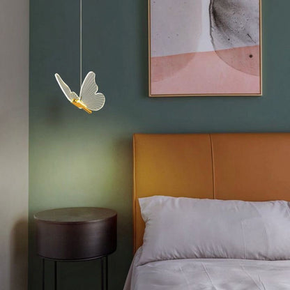 Butterfly Chandelier Modern Minimalist Luxe Creative Pendant Light for Bedroom