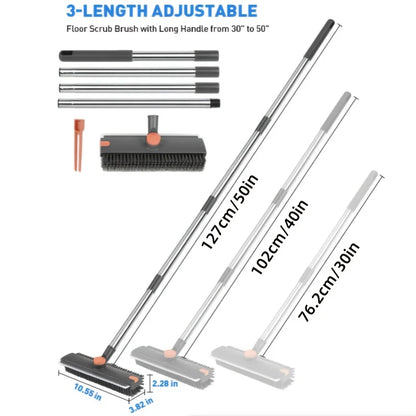 3-in-1 Long Handle Floor Cleaning Brush