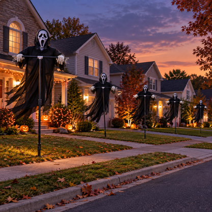 The 6.5-Foot Floating Yard Screamer™ — Halloween Scarecrow