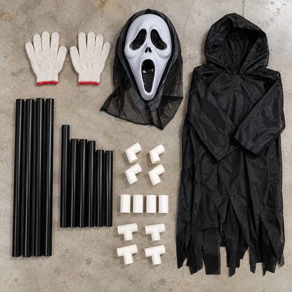 The 6.5-Foot Floating Yard Screamer™ — Halloween Scarecrow