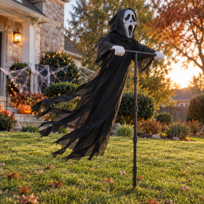 The 6.5-Foot Floating Yard Screamer™ — Halloween Scarecrow