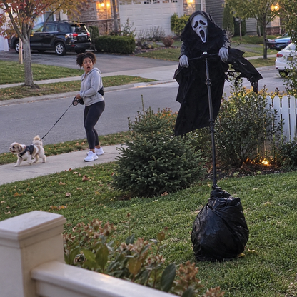 The 6.5-Foot Floating Yard Screamer™ — Halloween Scarecrow